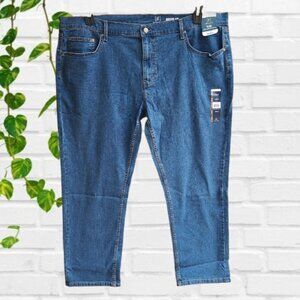 George Men's Regular Fit Jeans Blue Medium Wash Size 40x30